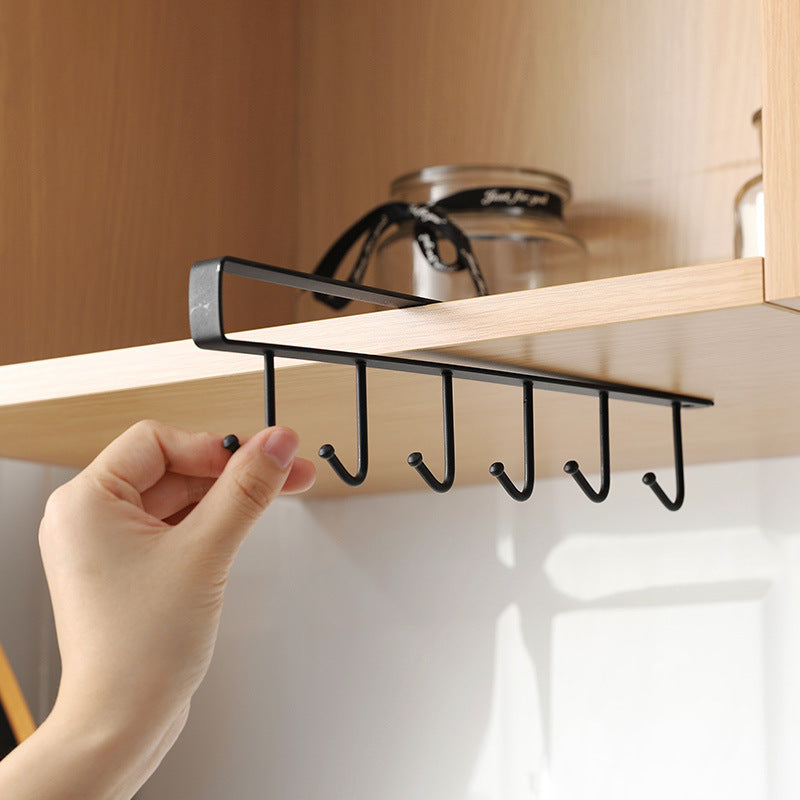 5-Hook Bathroom Organizer Rack, product photo 7 of 8