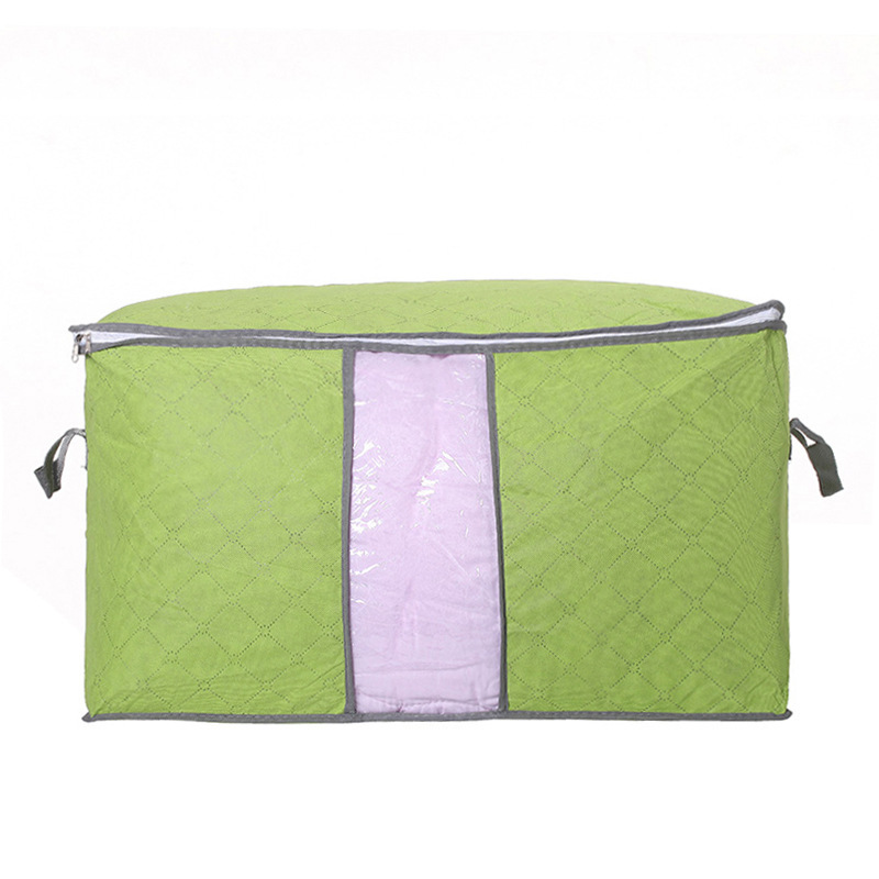 Large Clothing & Quilt Storage Bag in green, 1 bag, 60 x 40 x 35 cm