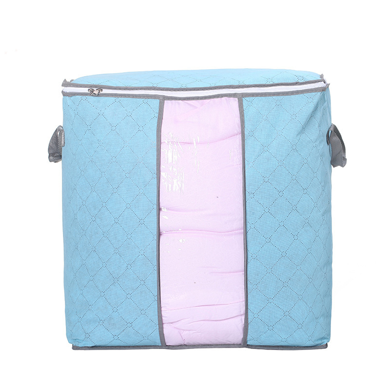 Large Clothing & Quilt Storage Bag in blue, 1 bag, 47 x 28 x 49 cm