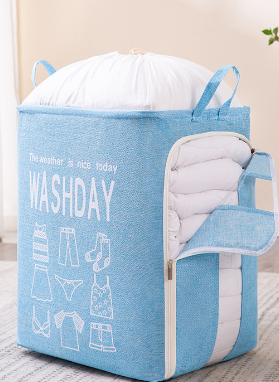 75L Storage Bag with Clear Window in blue