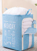 75L Storage Bag with Clear Window in blue