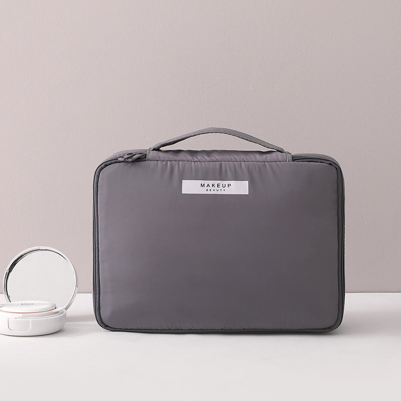 Everyday Makeup Organizer Bag in grey