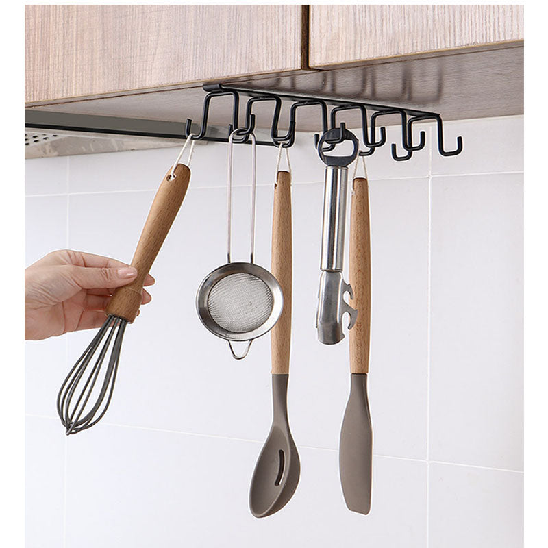 5-Hook Bathroom Organizer Rack, product photo 3 of 8